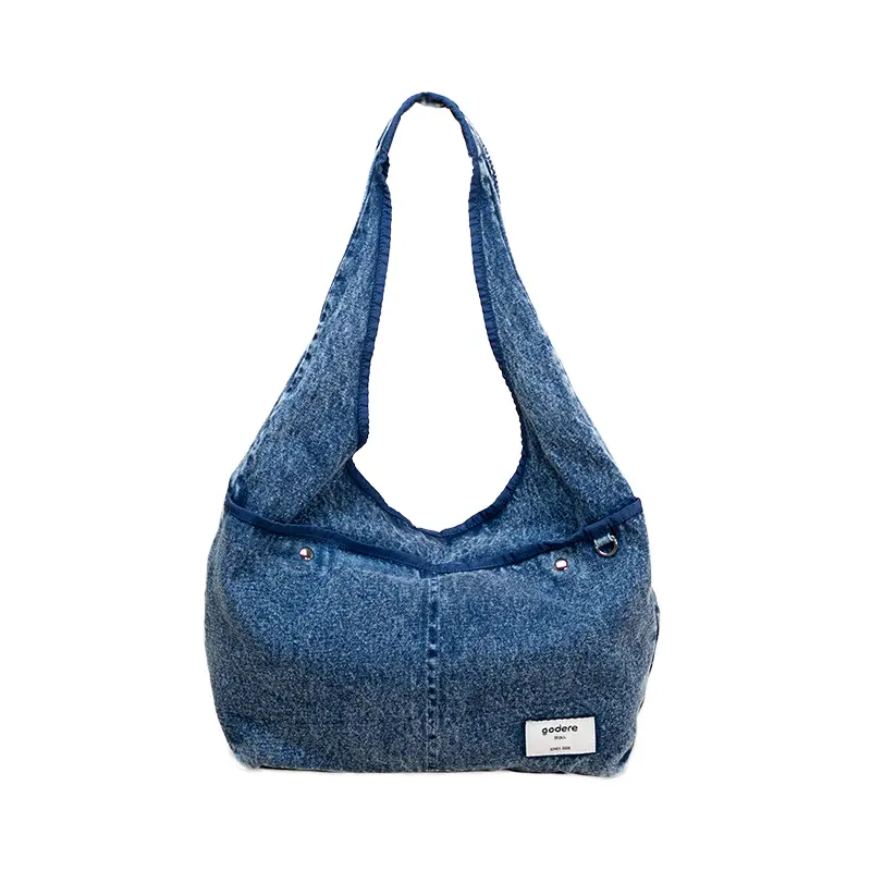 Vintage Denim Tote Bag